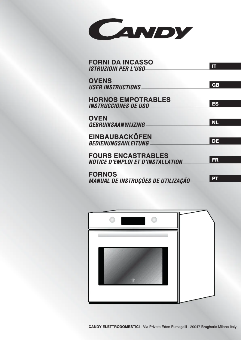 Page 1 de la notice Manuel utilisateur Candy 2D 966 W