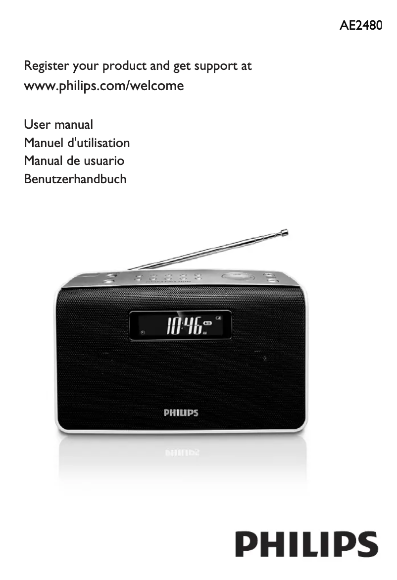 Imagen de la primera página del manual del dispositivo AE2480