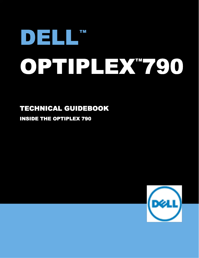 Page 1 de la notice Manuel utilisateur Dell OptiPlex 790 MT