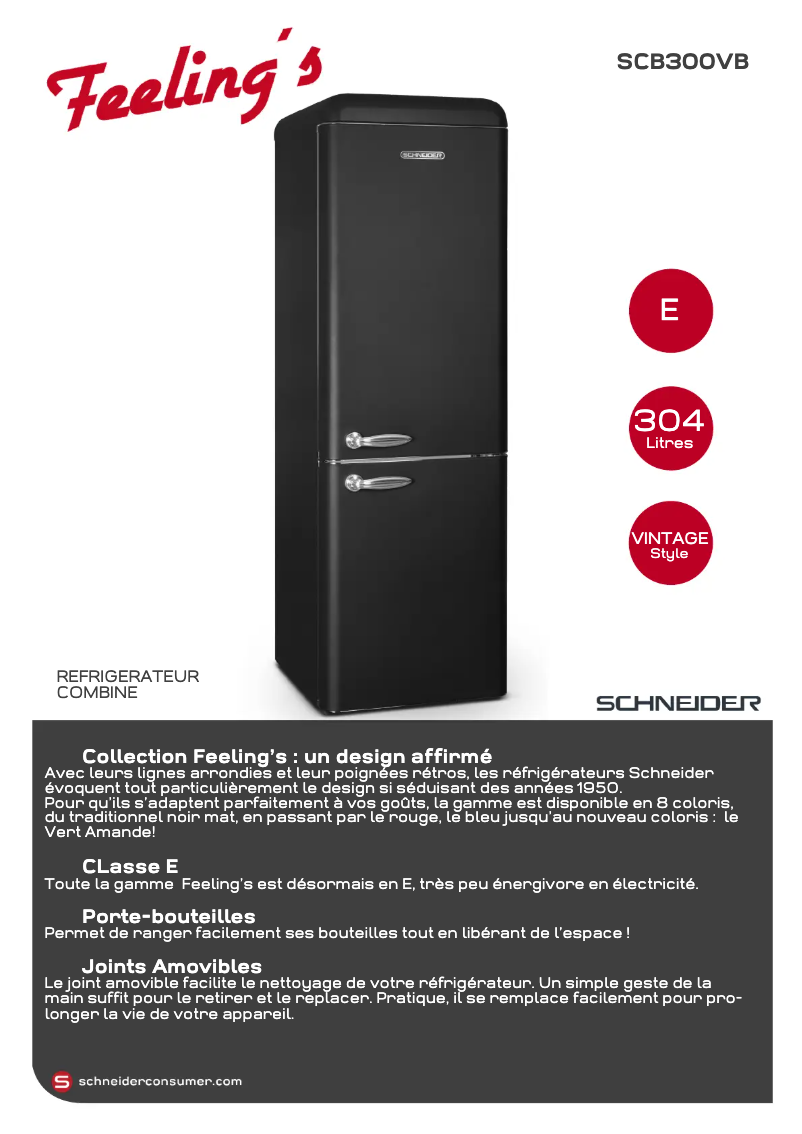 Image de la première page du manuel de l'appareil SCB300VB