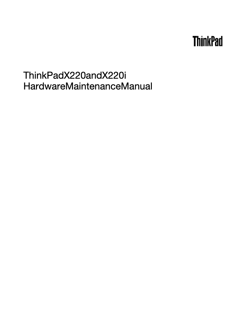 Page n°1 - Manuel utilisateur Lenovo ThinkPad 42963VF