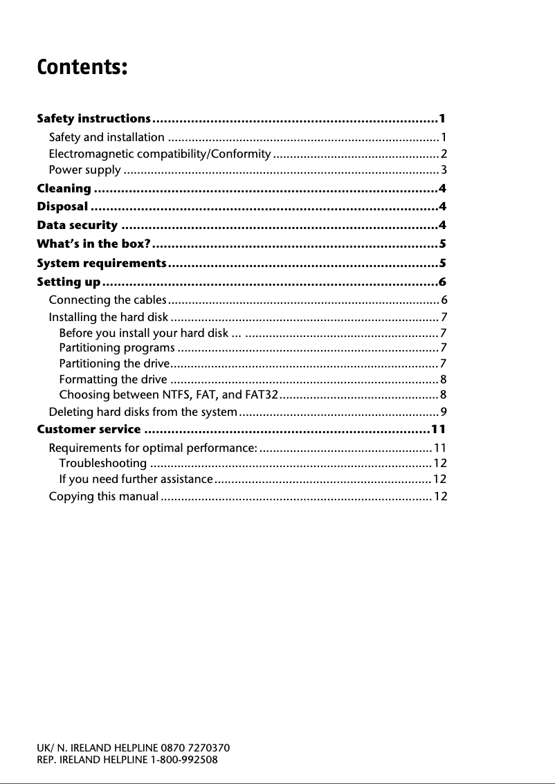 Page n°1 - Manuel utilisateur Medion S92012 (MD 97711)