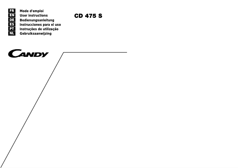 Image de la première page du manuel de l'appareil LS CD 475 SX