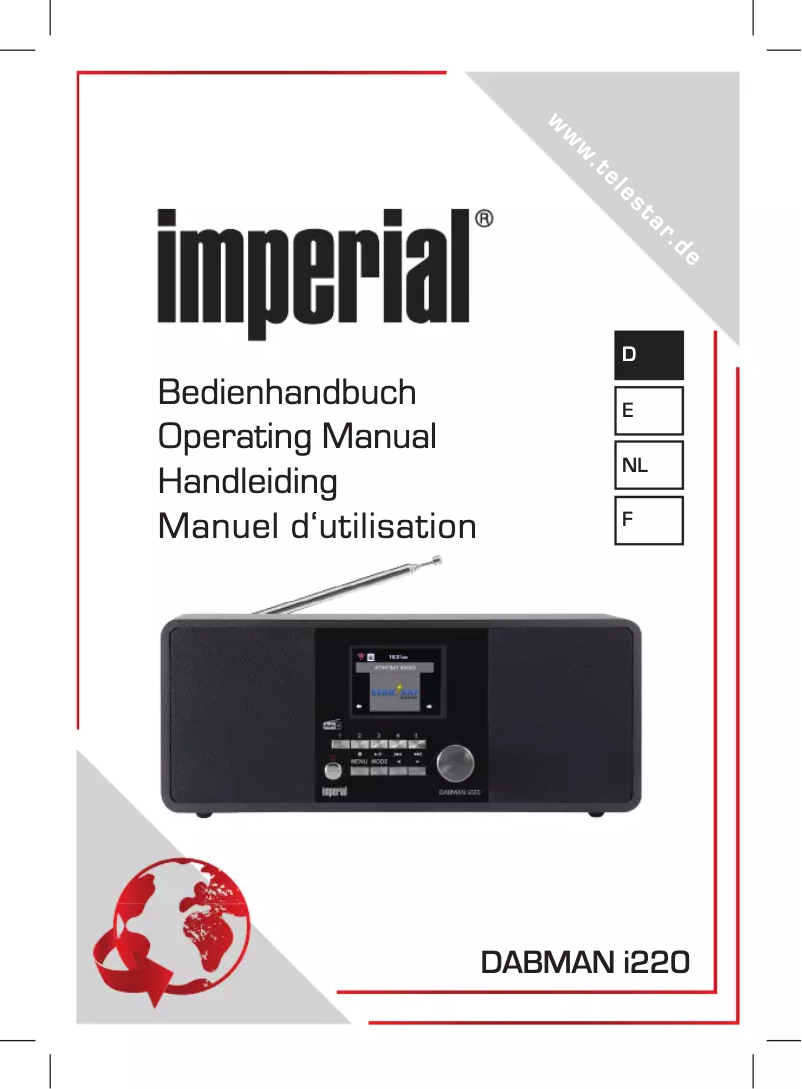 Page 1 de la notice Manuel utilisateur Imperial Dabman i200