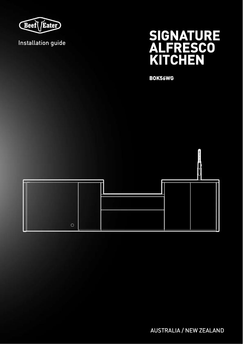 Page 1 de la notice Manuel utilisateur BeefEater Signature BOK56WG
