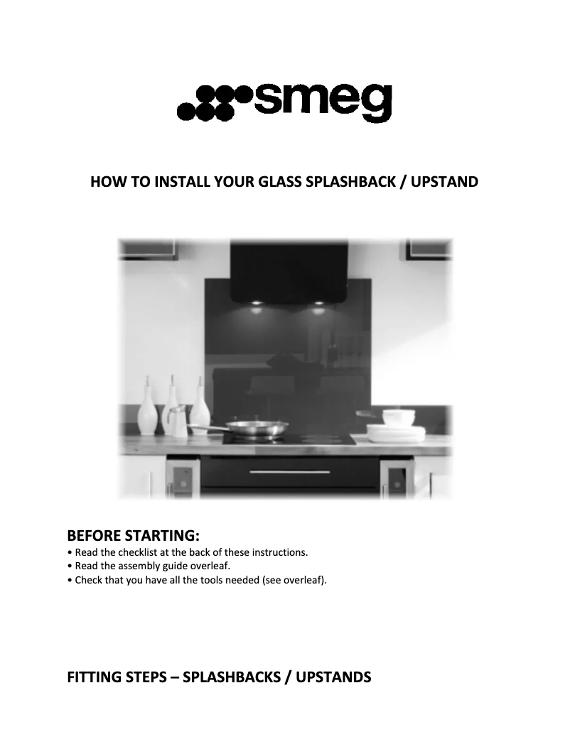 Page n°1 - Manuel utilisateur Smeg SPG6075AZ
