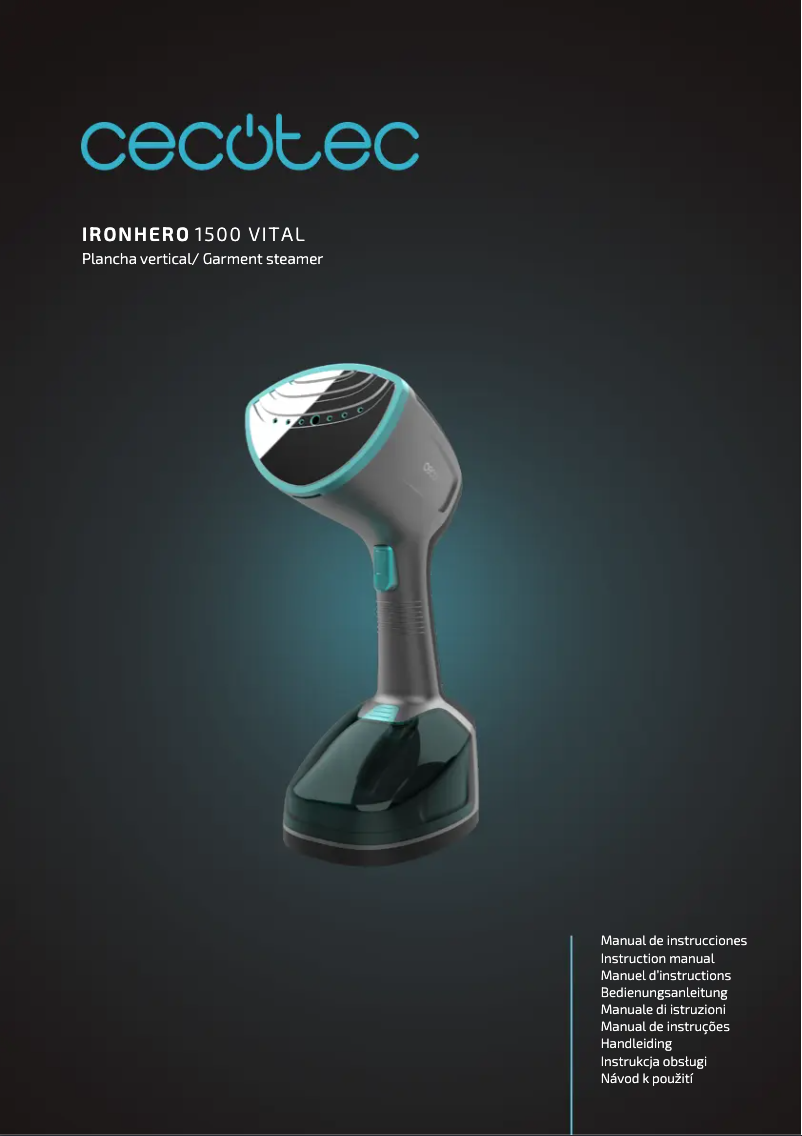 Image de la première page du manuel de l'appareil IronHero 1500 Vital