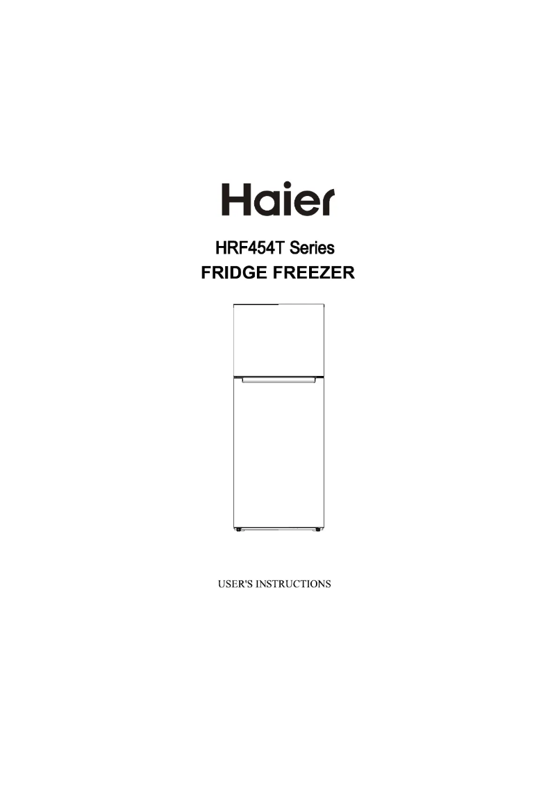 Page n°1 - Manuel utilisateur Haier HRF454TW3