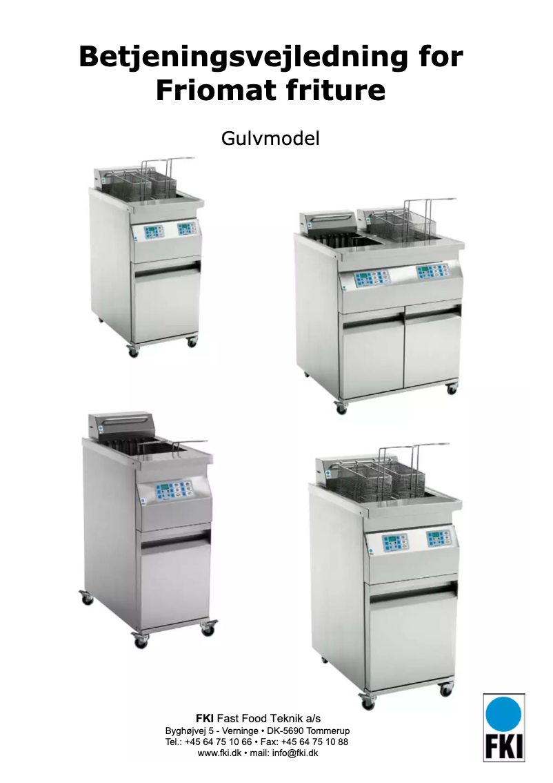 Page 1 de la notice Manuel utilisateur FKI FKE 2521 G