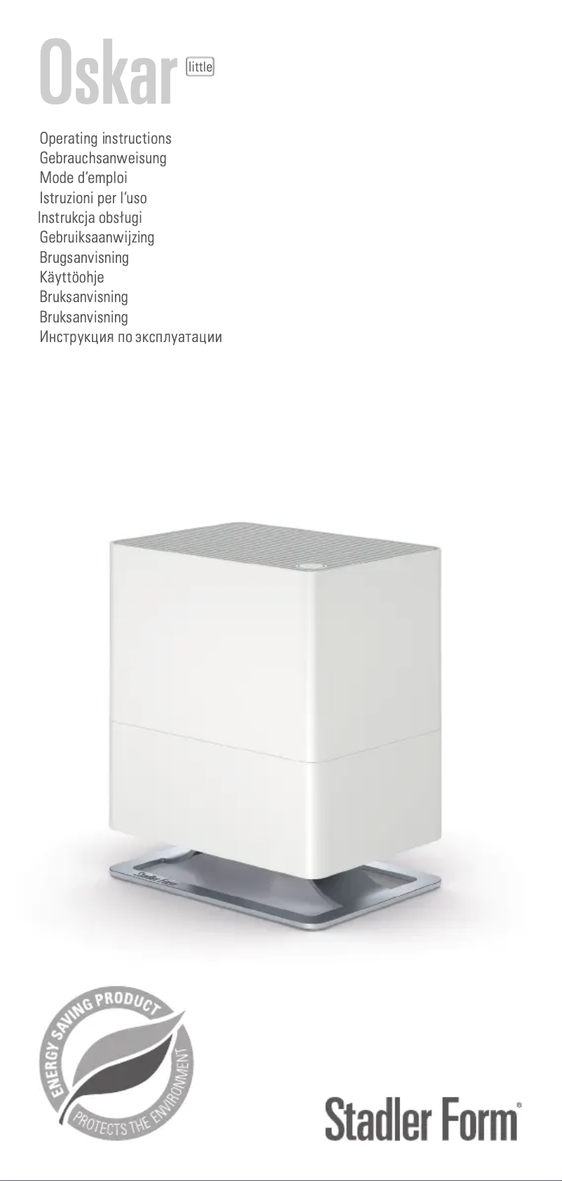 Page 1 de la notice Manuel utilisateur Stadler Form Oskar little