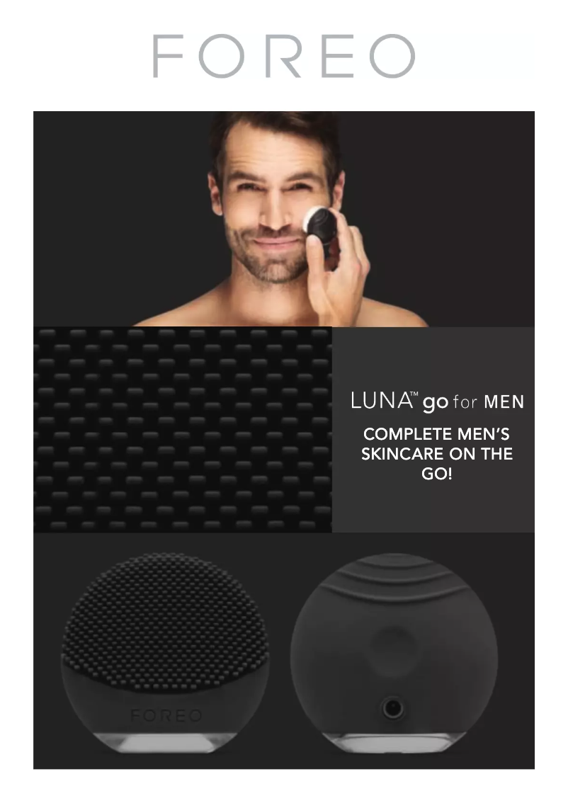Page 1 de la notice Manuel utilisateur Foreo LUNA go for men