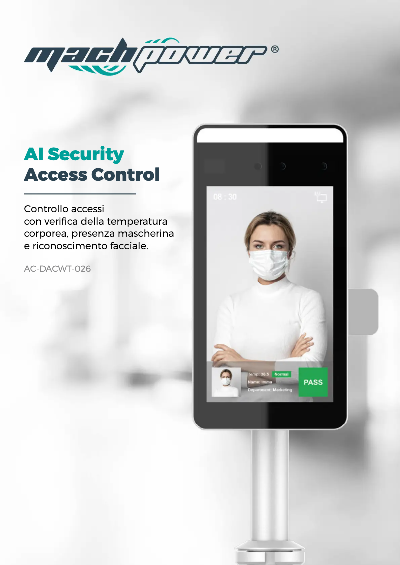 Page 1 de la notice Fiche technique Mach Power AC-DACWT-026