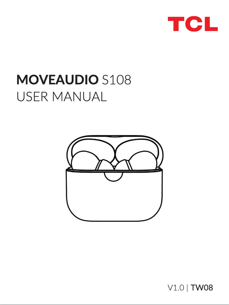 Page 1 de la notice Manuel utilisateur TCL MoveAudio S108