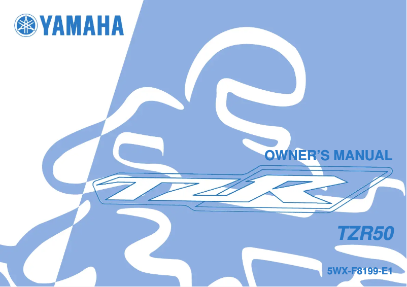 Page 1 de la notice Manuel utilisateur Yamaha TZR50