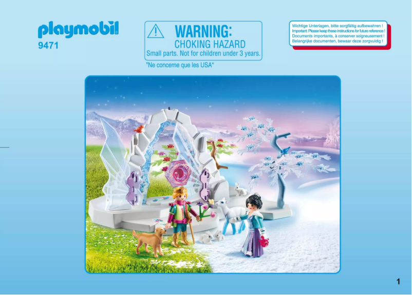 Page n°1 - Manuel utilisateur Playmobil 9471