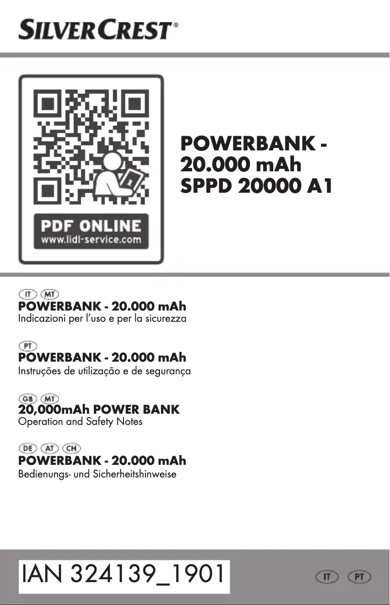 Image de la première page du manuel de l'appareil SPPD 20000 A1