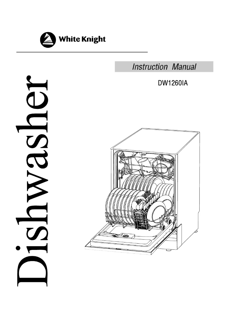 Page n°1 - Manuel utilisateur White Knight DW1260IA