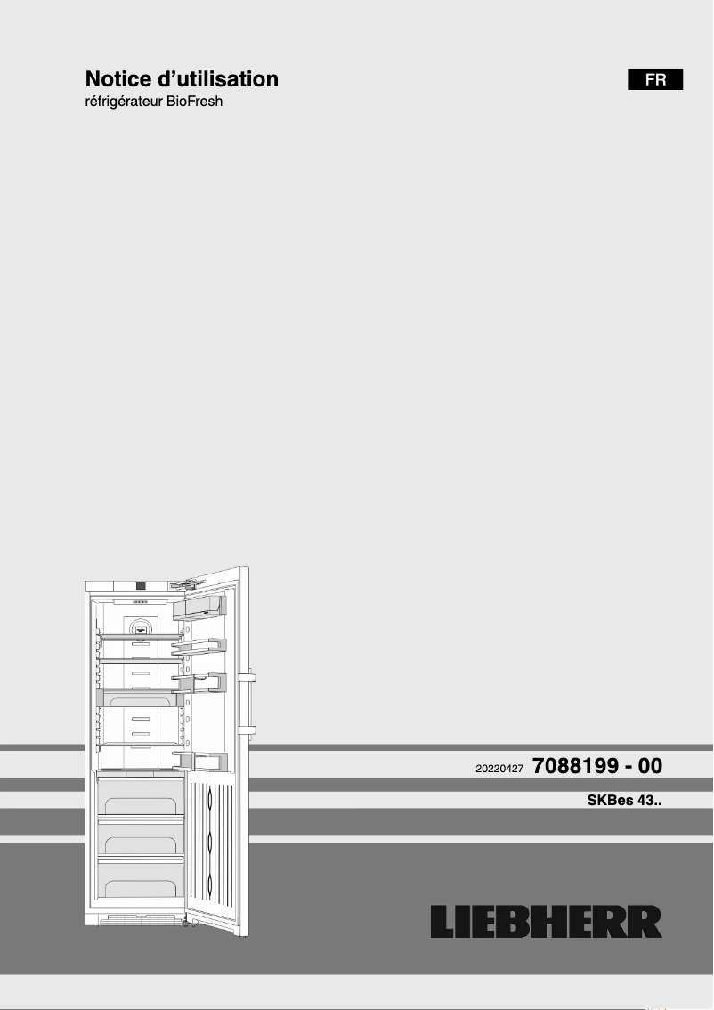 Page n°1 - Manuel utilisateur Liebherr SKBes 4360