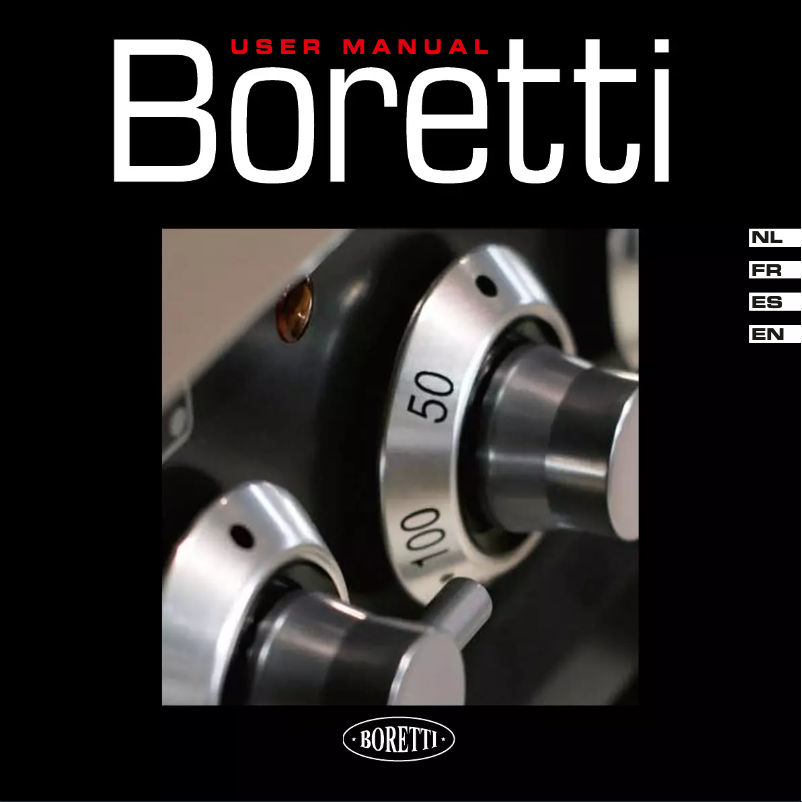 Page n°1 - Manuel utilisateur Boretti VFPNR 104 BL