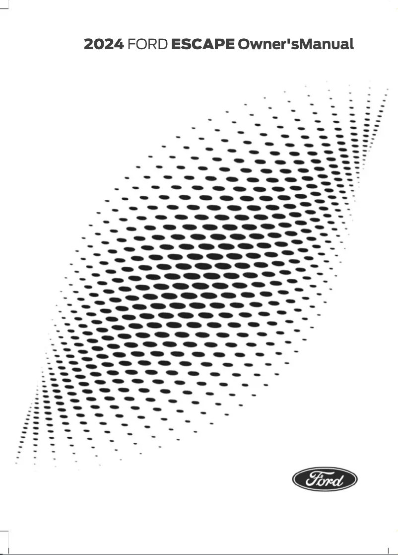 Image de la première page du manuel de l'appareil Escape (2024)