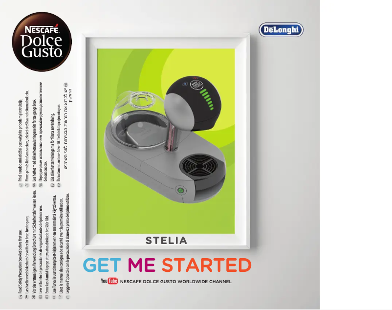 Page n°1 - Manuel utilisateur DeLonghi Nescafé Dolce Gusto Stelia EDG 635