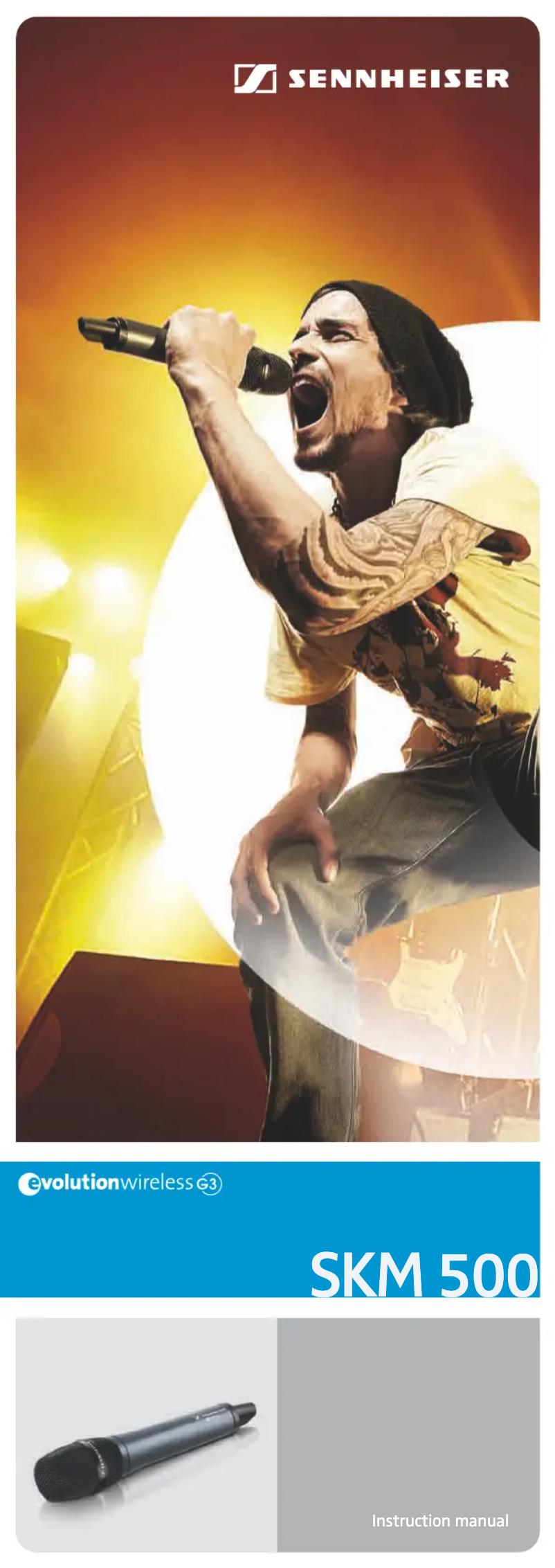 Image de la première page du manuel de l'appareil SKM 500