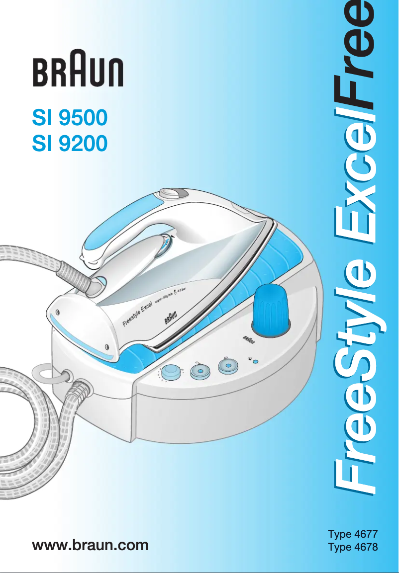 Page n°1 - Manuel utilisateur Braun FreeStyle Excel SI 9200