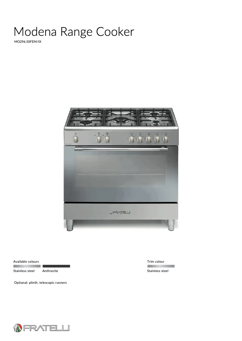 Image de la première page du manuel de l'appareil MO29650FEMIX