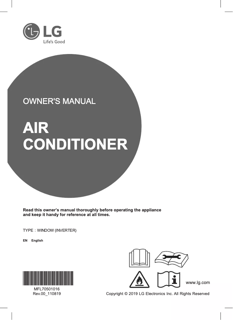 Page n°1 - Manuel utilisateur LG JW-Q12WUZA