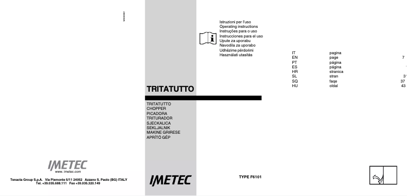 Image de la première page du manuel de l'appareil F6101