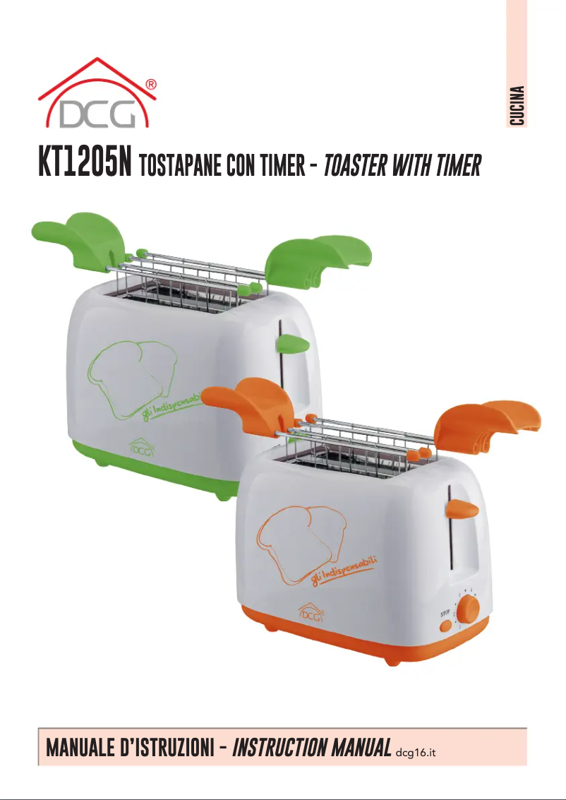 Página 1 del manual Manual de usuario DCG KT1205N