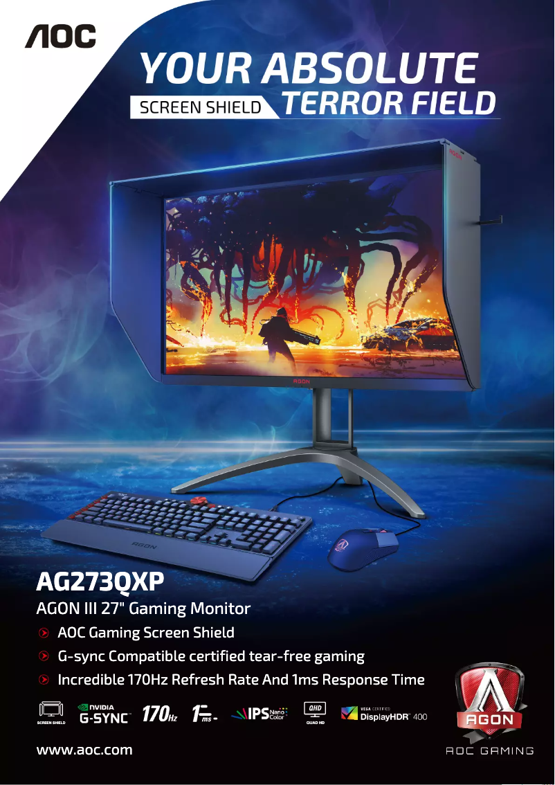 Page n°1 - Brochure AOC AGON AG273QXP