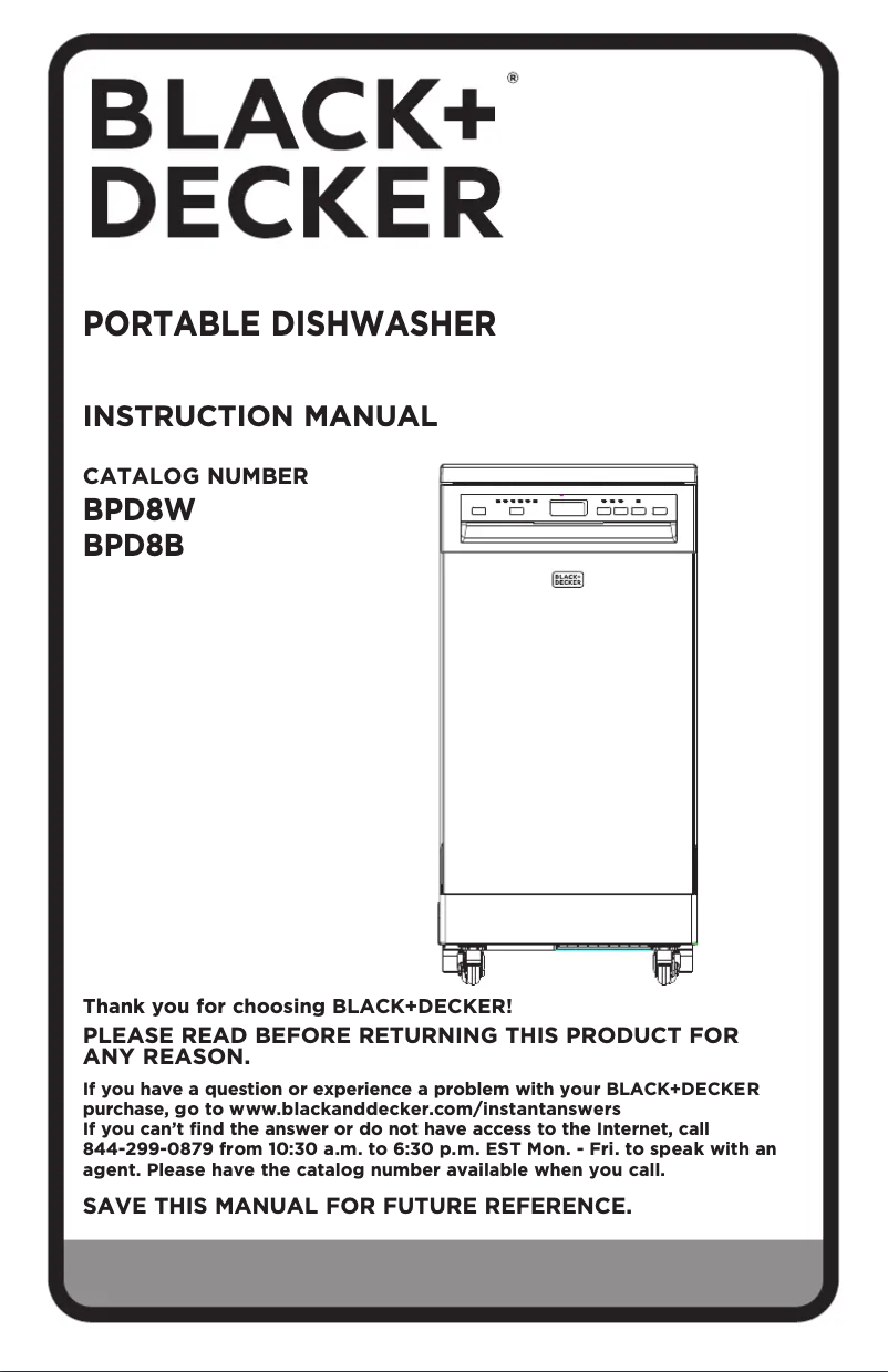 Página 1 del manual Manual de usuario Black & Decker BPD8B
