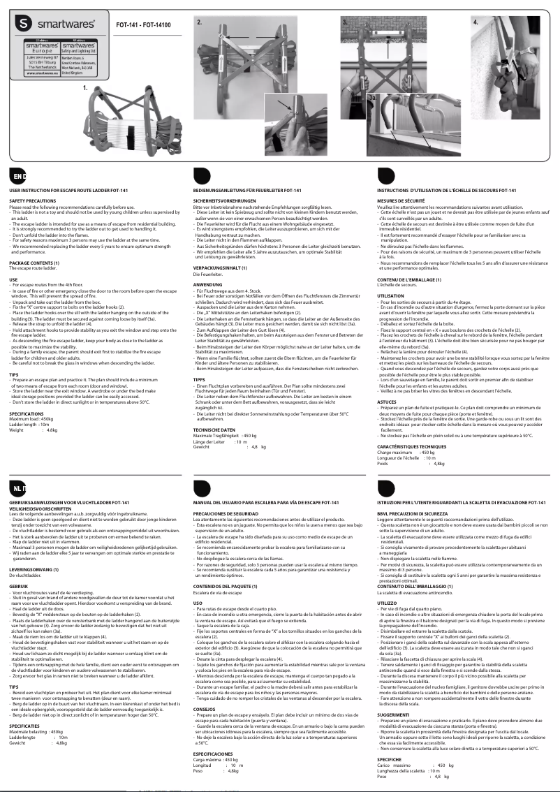 Image de la première page du manuel de l'appareil FOT-141