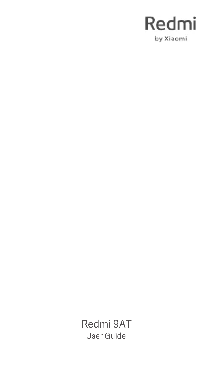 Image de la première page du manuel de l'appareil Redmi 9AT