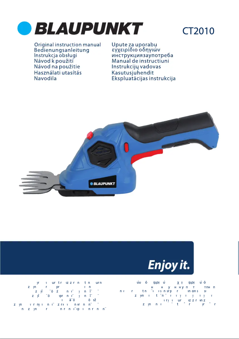 Image de la première page du manuel de l'appareil CT2010