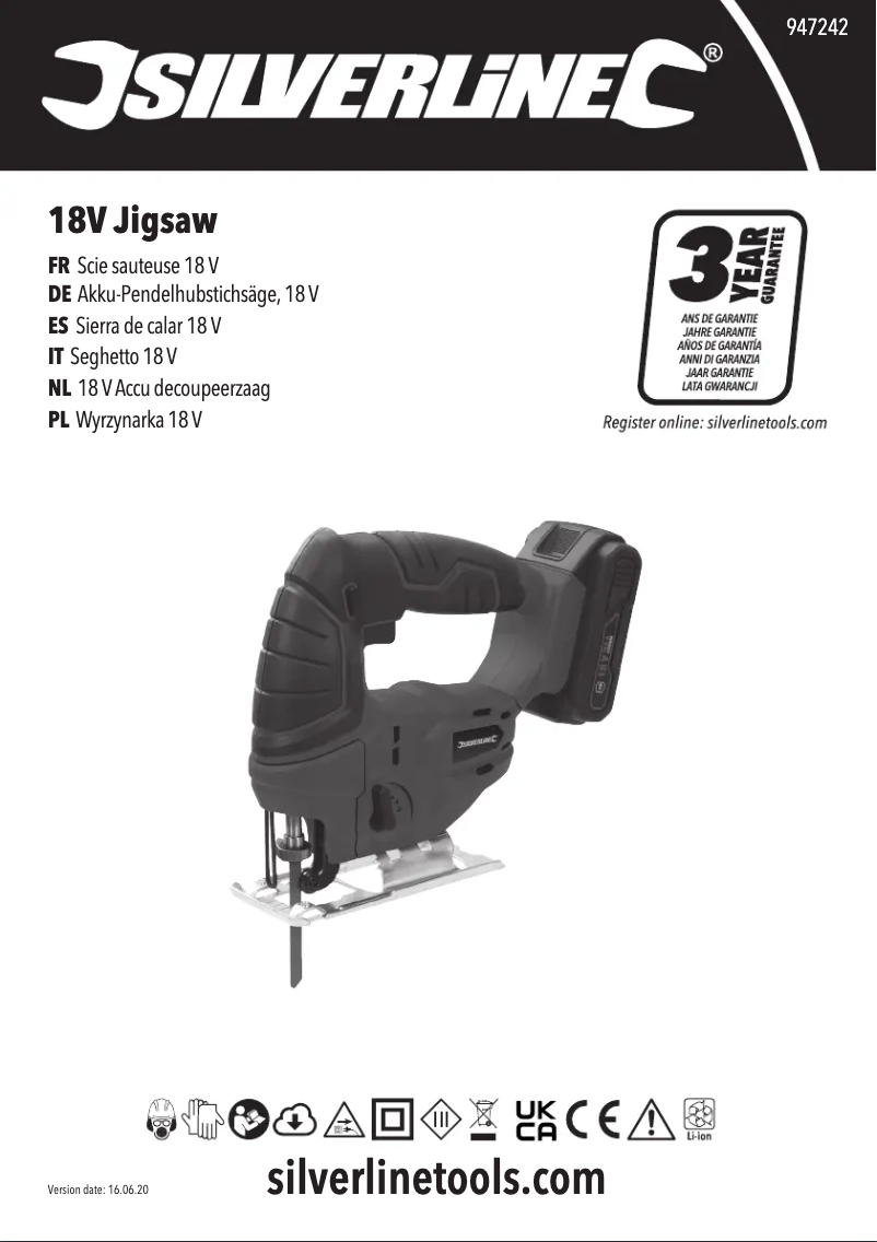 Page n°1 - Manuel utilisateur Silverline 947242