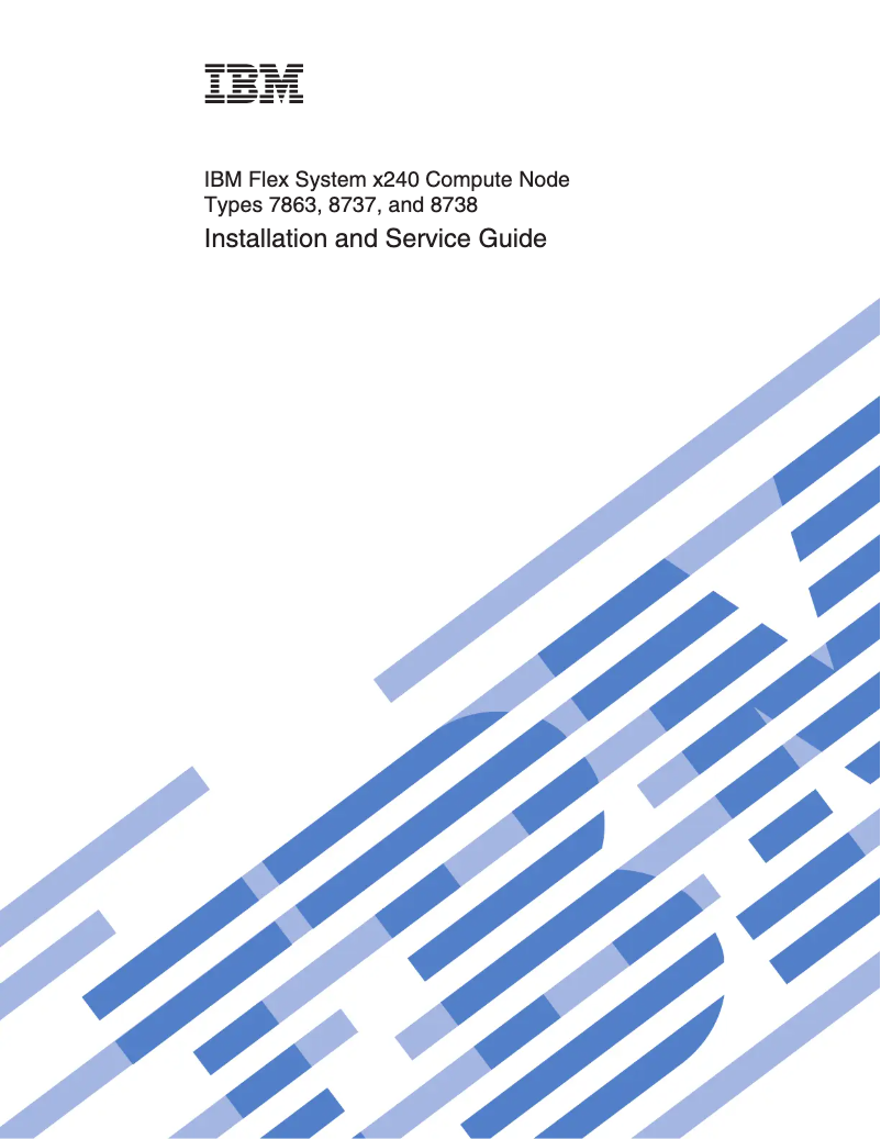 Page 1 de la notice Manuel utilisateur Lenovo PureFlex System x240