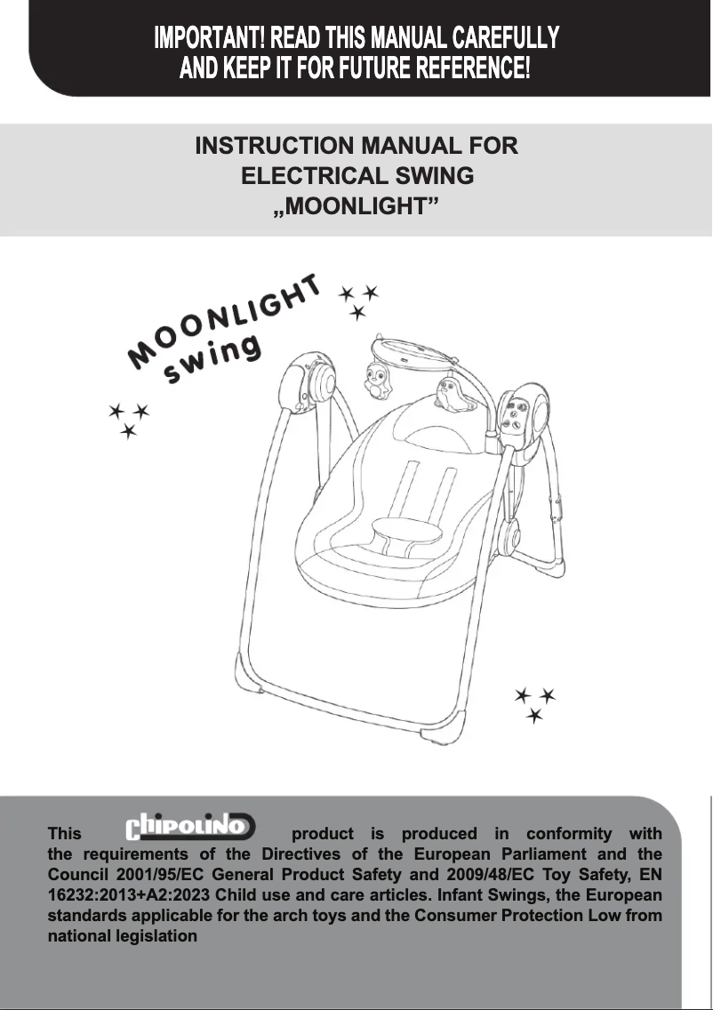 Page n°1 - Manuel utilisateur Chipolino Moonlight