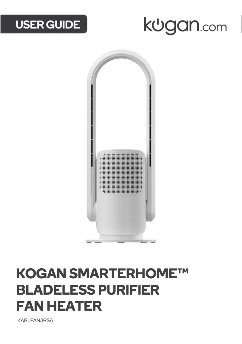 Image de la première page du manuel de l'appareil KABLFAN3RSA
