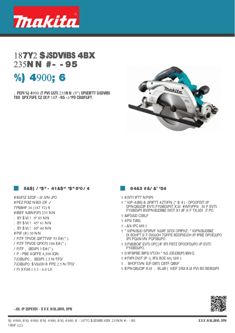 Image de la première page du manuel de l'appareil DHS900ZU