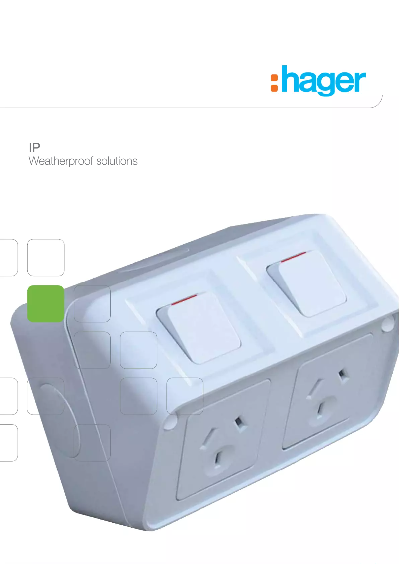 Page n°1 - Brochure Hager VZ011