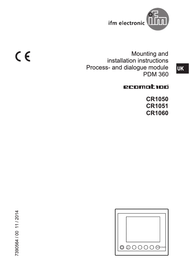 Image de la première page du manuel de l'appareil EC1451
