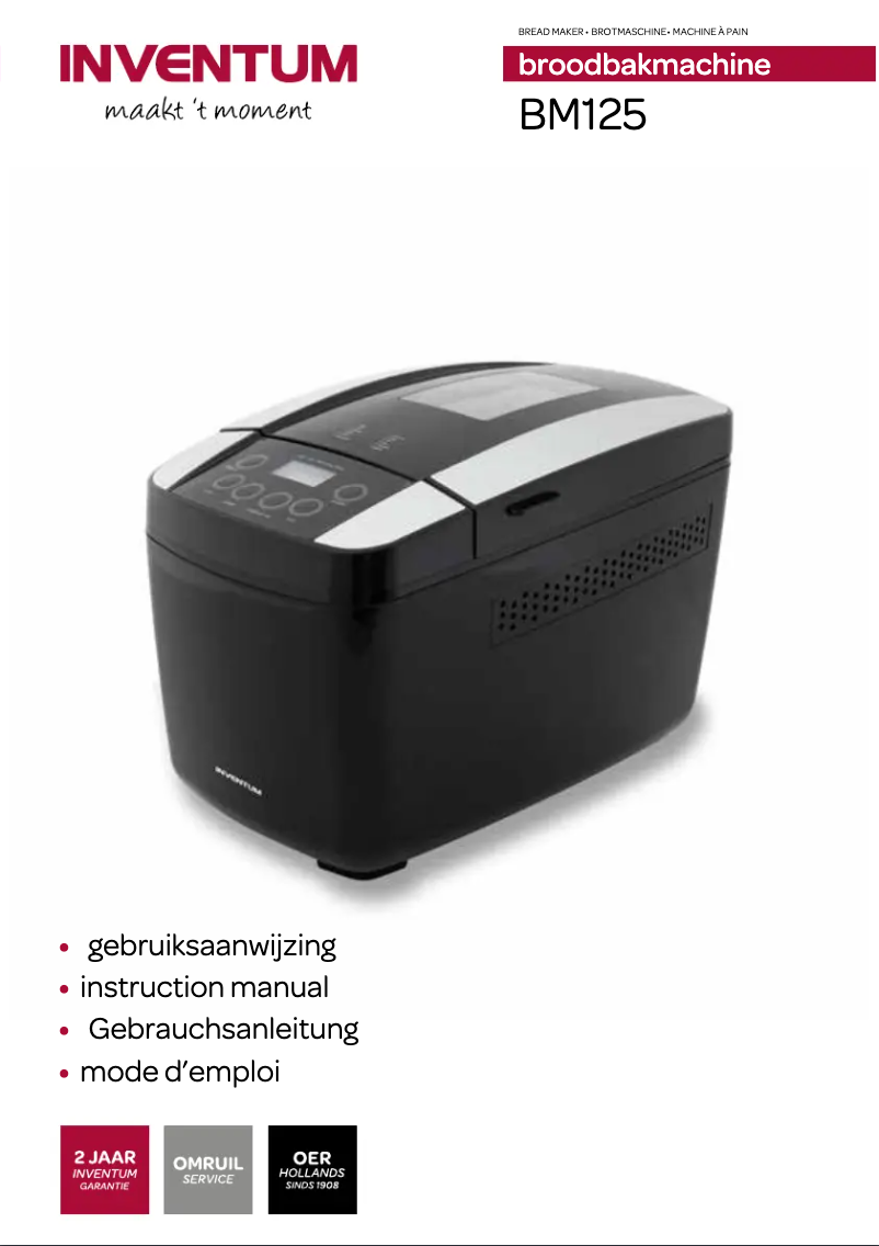 Página 1 del manual Manual de usuario Inventum BM125