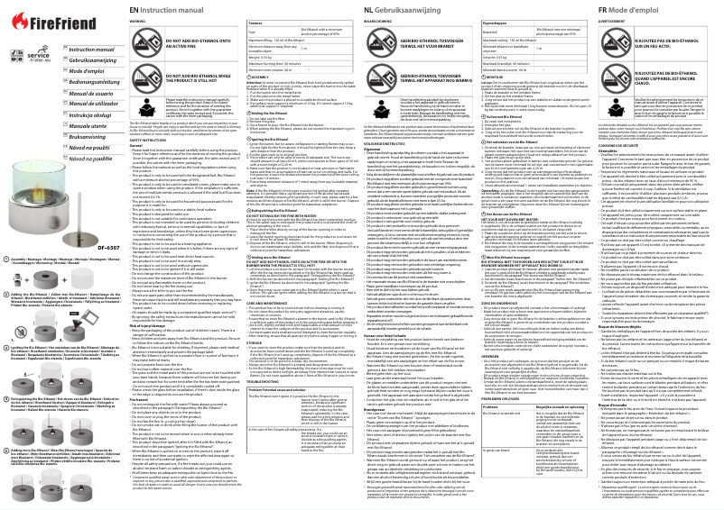 Image de la première page du manuel de l'appareil DF-6507