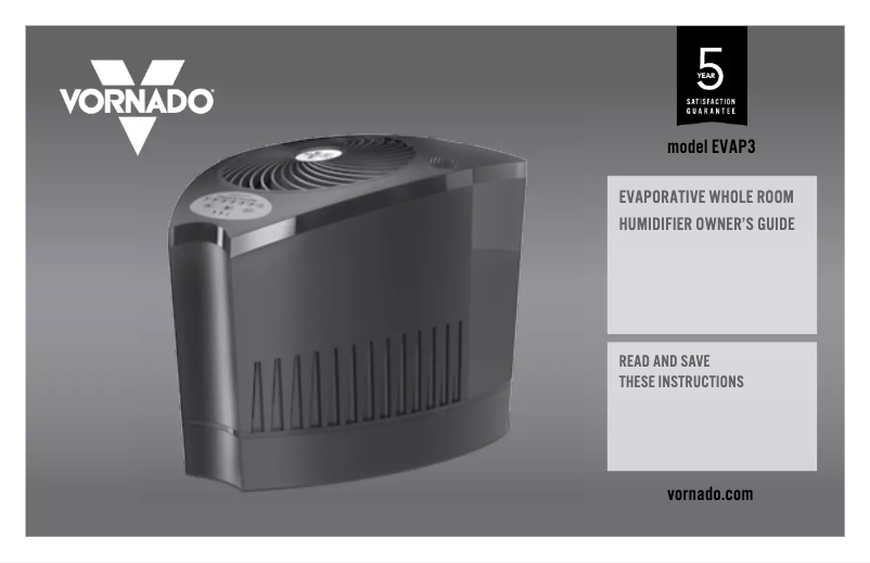 Image de la première page du manuel de l'appareil eVap3