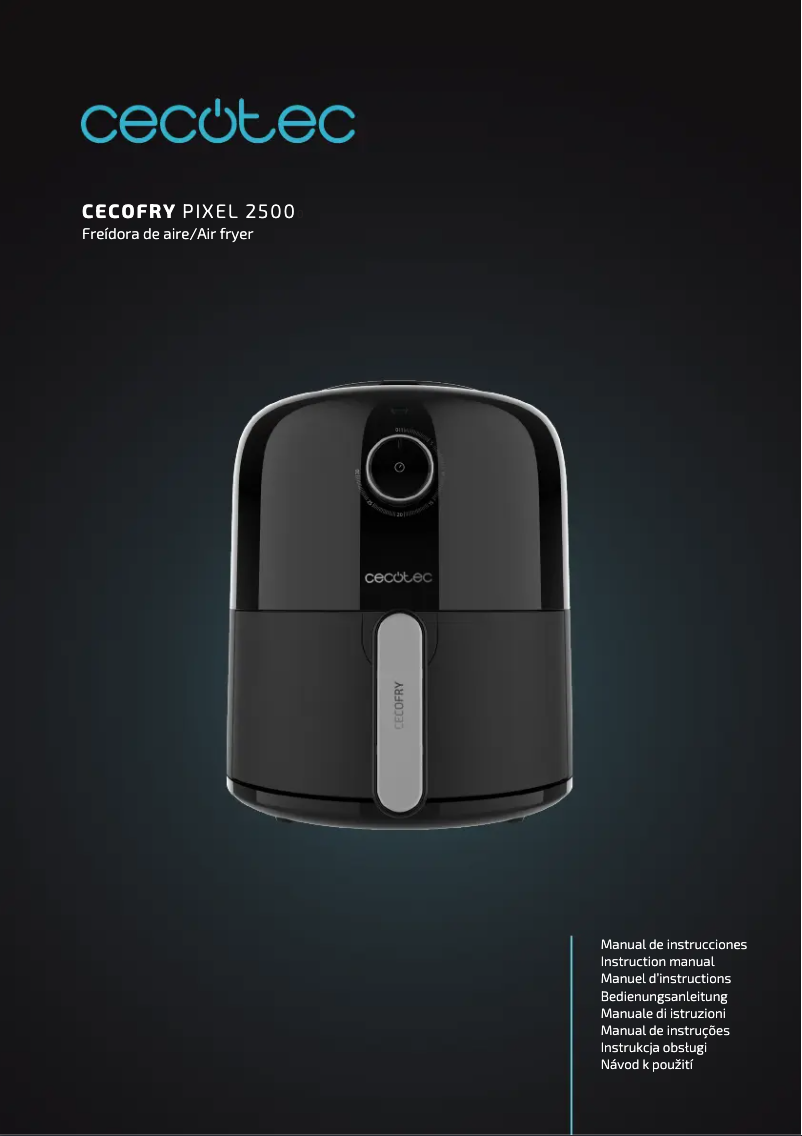 Page 1 de la notice Manuel utilisateur Cecotec Cecofry Pixel 2500