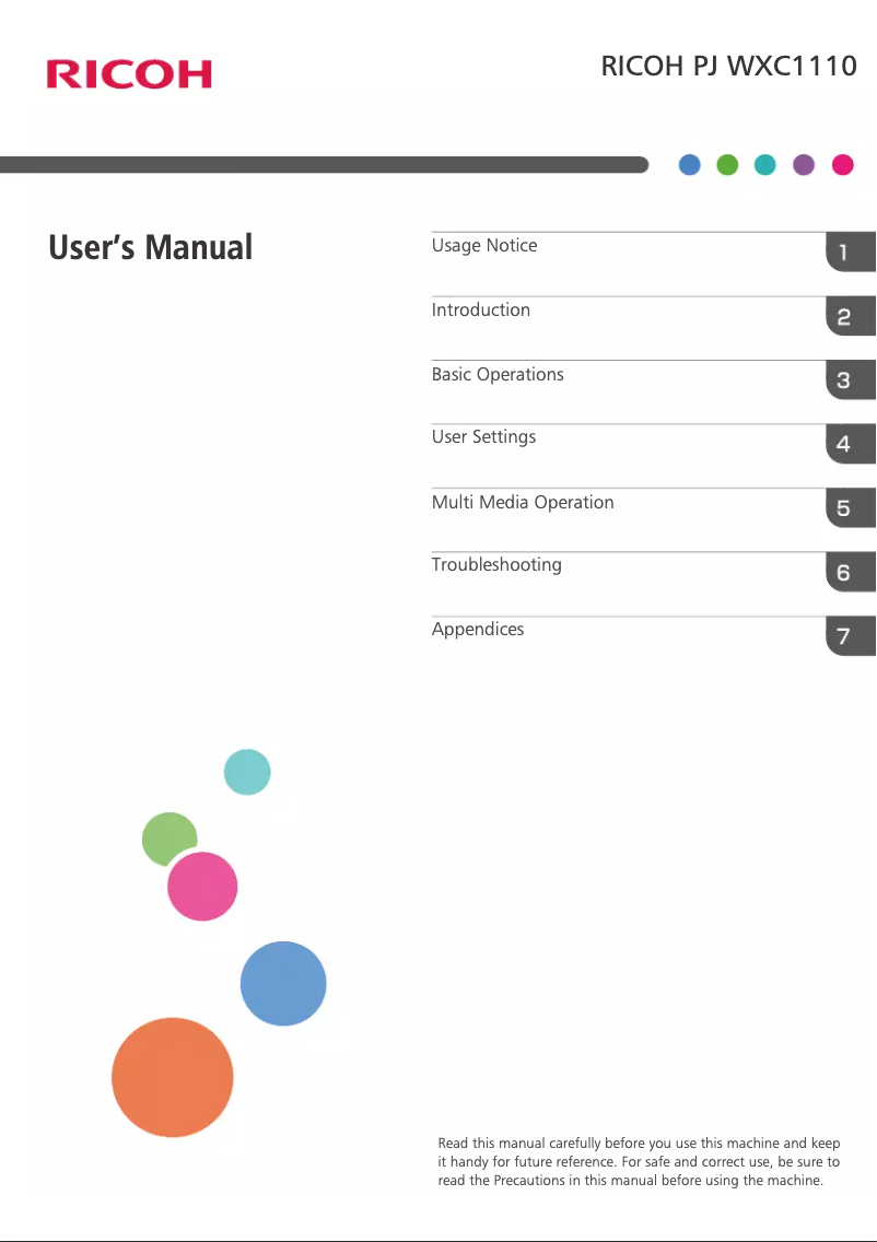 Image de la première page du manuel de l'appareil 432122