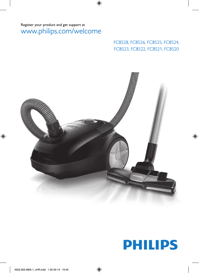 Page n°1 - Manuel utilisateur Philips Performer Active FC8528