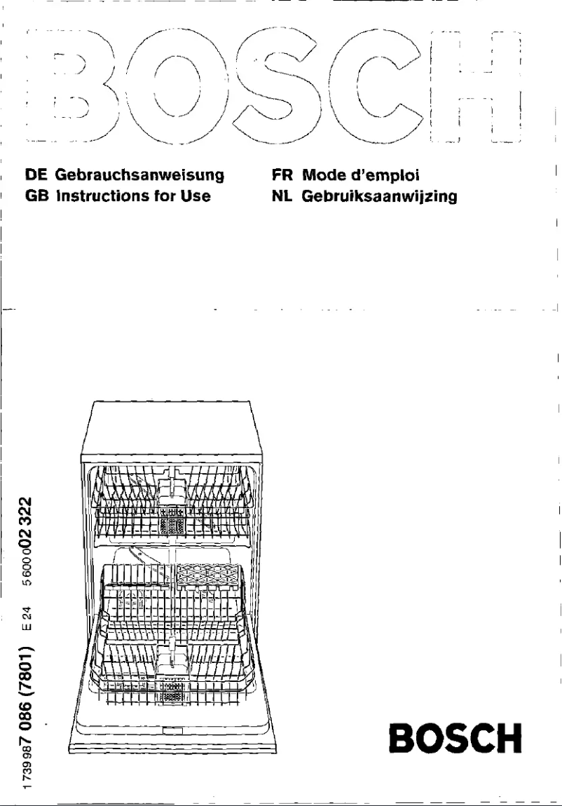 Page n°1 - Manuel utilisateur Bosch SGI4900256